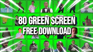 80 GREEN SCREEN LUCU UNTUK VIDEO EXE || CHROMA KEY