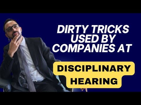 [L262] DIRTY TRICKS USED BY COMPANIES AT DISCIPLINARY HEARING | SOUTH AFRICA