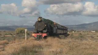 preview picture of video 'Afghan Express steams into Port Augusta : Australian trains and steam locomotives'