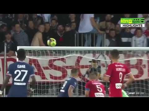 la lourde frappe et le très beau but d'idrissa gana Gueye contre brest