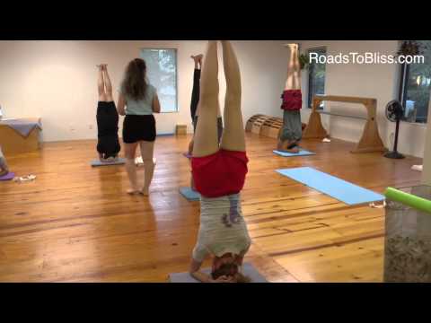 Sirsasana & variations  with Lois Steinberg, Ph.D. Certified Iyengar Yoga Teacher Advanced 2