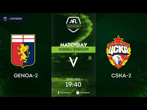 AFL 1-div  16- tur  GENOA-2-CSKA-2