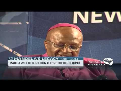 Desmond Tutu pays tribute to the iconic Nelson Mandela