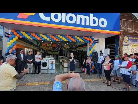 INAUGURAÇÃO LOJAS COLOMBO EM ( CAFELANDIA ) PARANÁ .