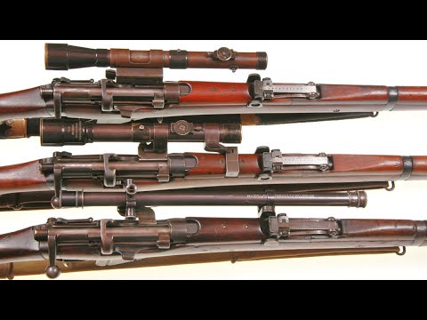 Enfield sniper rifles