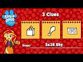 Blue S Clues And Sunset Shimmer 3 Clues From Shy