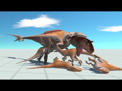 DEINONYCHUS PACK vs EVERY UNIT - Animal Revolt Battle Simulator