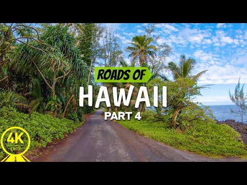 4K Scenic Drive Video for Indoor Training ǀ Cycling ǀ Treadmill - Picturesque Hawaii Roads - Part #4