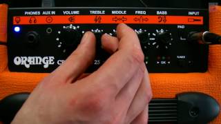 Video thumbnail for Test Orange Crush 25 - wzmacniacz basowy by Muzyczny_pl