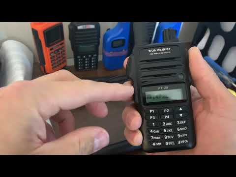 VFO Split - Programming Yaesu FT-25r or FT-65r