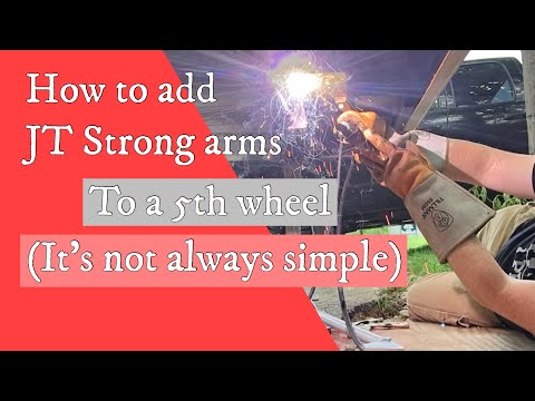 How to install JT Strong Arms on a fifth wheel
