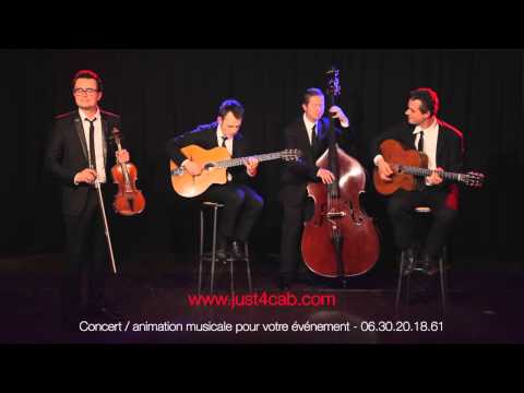 Quartet jazz manouche - Lulu Swing - www.just4cab.com