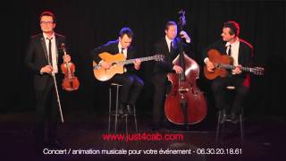 Quartet jazz manouche - Lulu Swing - www.just4cab.com