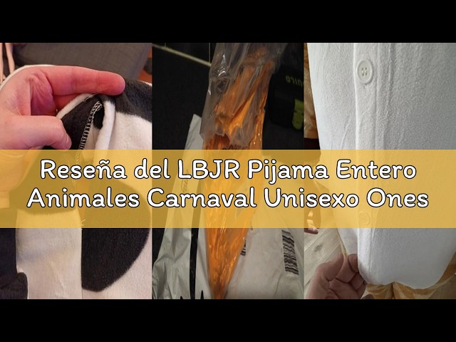 Vídeo relacionado con LABULA Pijama Animales Carnaval Entero Unisexo Kigurumi Disfraz,Lty117,M