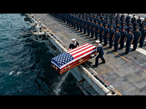 HOW 5,000 Sailors Hold a Hidden Goodbye on a Carrier at Sea