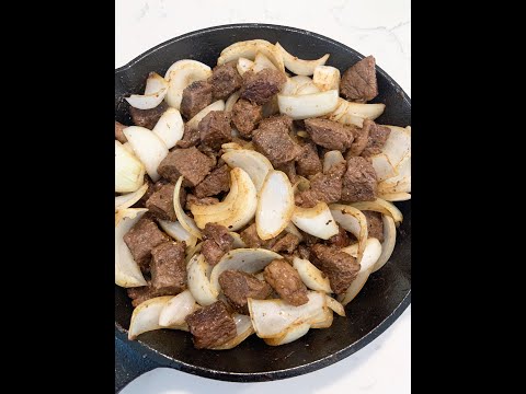 Sirloin Steak and Sweet Onions with 7 Simple Ingredients