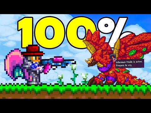 I Played Terraria Calamity Infernum With ZERO Experience | Full movie