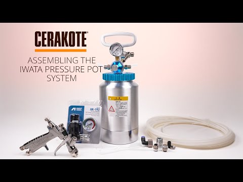IWATA Pressure Pot Setup