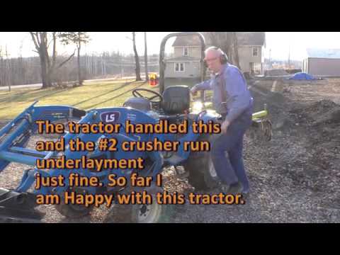 LS XJ2025H Tractor Pulling 6 foot Landscape Rake