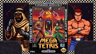 Mega Tetris - New Sega Megadrive Game