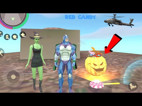 Rope Hero: Vice Town (Halloween Big Update) Lollipop Pumpkins Reward - Android Gameplay HD