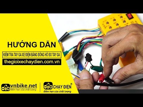 HƯỚNG DẪN KIỂM TRA TAY GA BẰNG ĐỒNG HỒ ĐO TAY GA