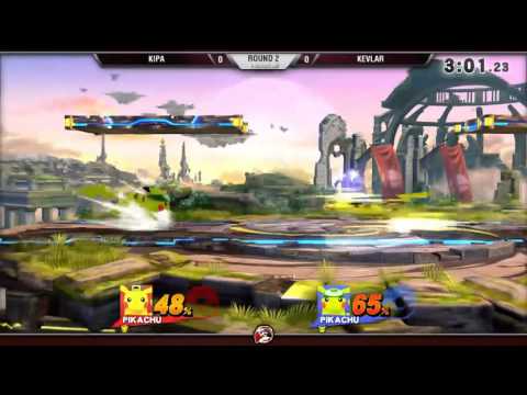 Smash 4 Versus Weekly 10/8/15 - Winners R2 - Kipa (Pikachu) vs Kevlar (Pikachu)