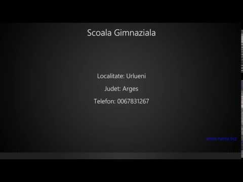 Scoala Gimnaziala Urlueni