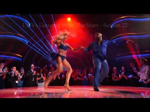 Wanya Morris and Lindsay Arnold Salsa