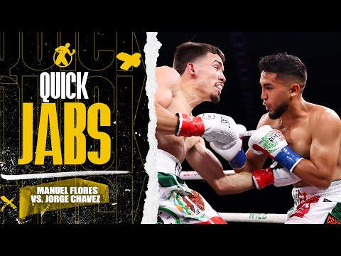 Quick Jabs | Manuel Flores vs. Jorge Chavez | Run it Back! (Full Fight)