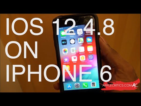 iOS 12.4.8 On iPhone 6!
