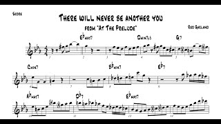 There Will Never Be Another You - Red Garland (Solo Transcription)