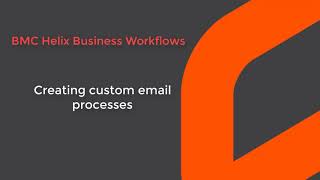 Creating a custom email process