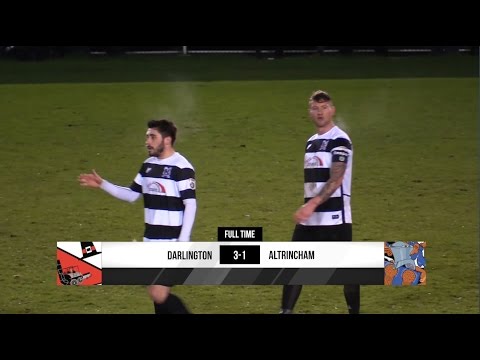 Darlington 3-1 Altrincham - Vanarama National League North - 2016/17