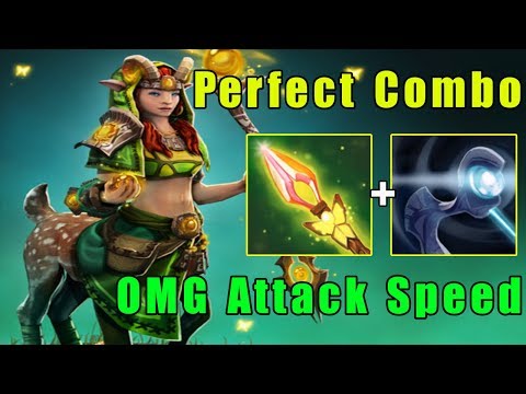 [Enchantress] OMG Drow Stats Realy Cancer 1vs5 Max Attack Speed 18Kills (FullGame Dota2 7.22b)