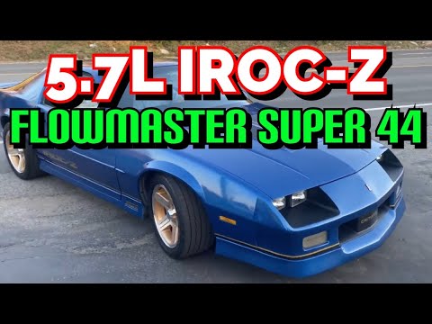 Thumbnail for 1990 Chevy Camaro 5.7L V8 IROC-Z DUAL EXHAUST w/ FLOWMASTER SUPER 44 SERIES!
