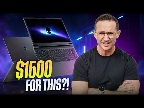 Dell 2026 Alienware 15.3” WUXGA 165Hz Laptop 6-Core AMD Ryzen 5 220 NVIDIA GeForce RTX 4050 16GB DDR5 1TB NVMe SSD USB-C w/DP WiFi AX RJ-45 BT Webcam HDMI2.1 Backlit KB Windows 11 Home video review thumbnail