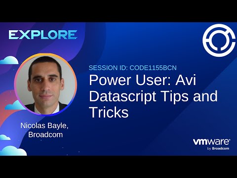 CODE1155BCN - Power User: Avi Datascript Tips and Tricks