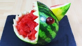 How To Carve A Watermelon Shark