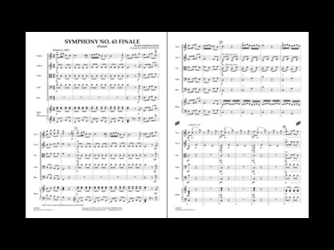 Symphony No. 63 Finale (Presto) by Franz Josef Haydn/arr. Jamin Hoffman