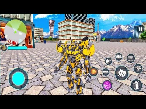 Jet Robot Car Transformation Simulator - Android GamePlay