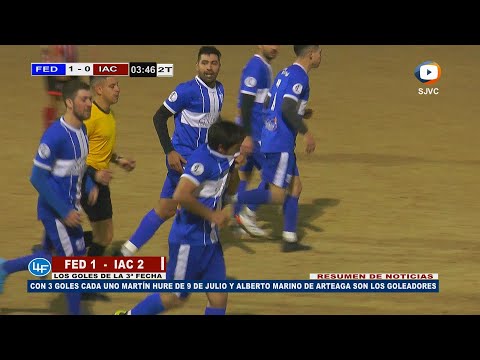 Todos los Goles de la 3ra Fecha Liga InterProvincial