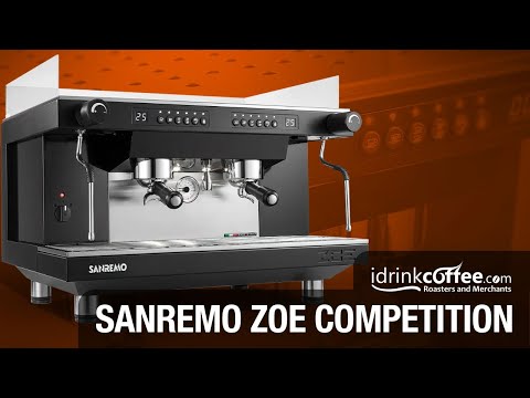 Sanremo Zoe Competition Tall Espresso Machine - 2 Groups - Black