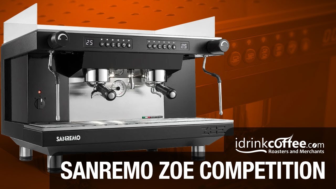 Sanremo Zoe Compact Espresso Machine - 2 Group - White video