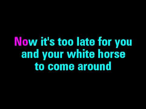 White Horse Taylor Swift Karaoke - You Sing The Hits