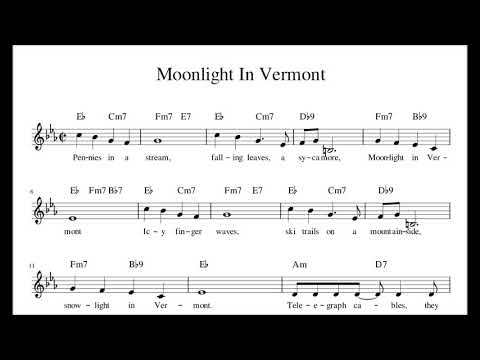 download lagu mp3 mp4 Moonlight In Vermont Sheet, download lagu Moonlight In Vermont Sheet gratis, unduh video klip Moonlight In Vermont Sheet