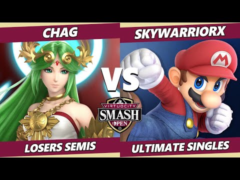 Virtuocity 2022 Losers Semis - Chag (Palutena) Vs. SkyWarriorX (Mario) SSBU Ultimate Tournament