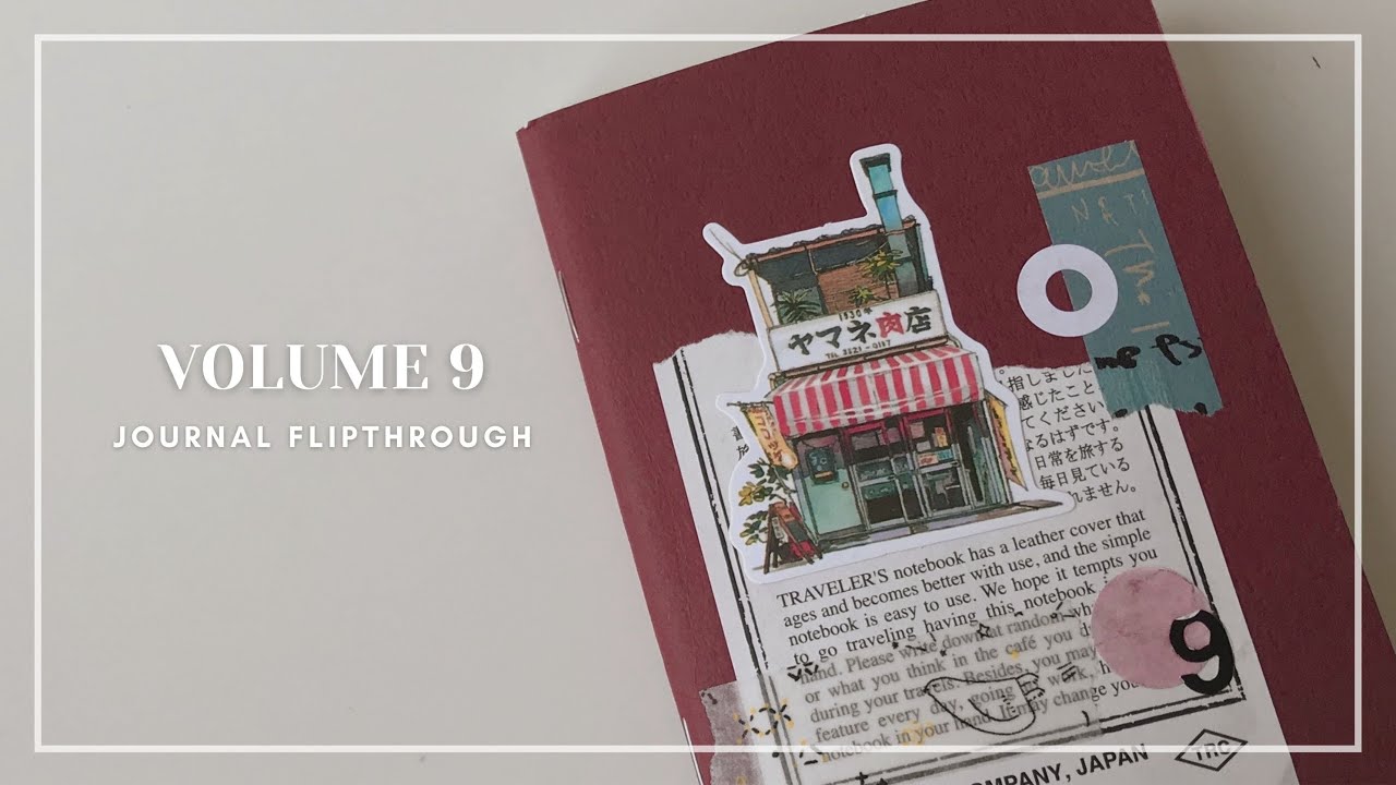 volume 9 journal flip-through | travelers notebook (passport) | simplylulu