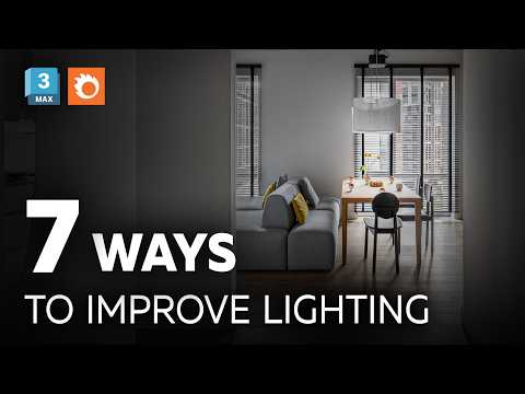 3ds Max INTERIOR LIGHTING top 7 MISTAKES