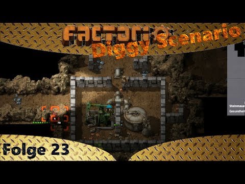 Factorio - Diggy Scenario - Breiterer zugang zum Öl - Let's Play 23 - Deutsch - German